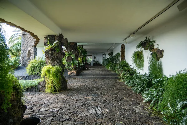 Lanzarote España Alrededor Febrero 2019 Detalles Arquitectura Jameos Del Agua —  Fotos de Stock