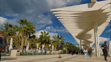 Malaga, İspanya. Mart 2018 civarı. 