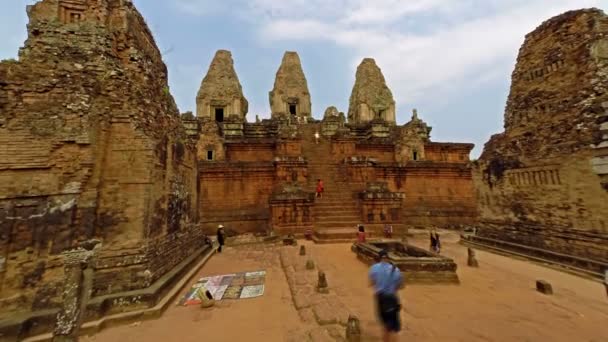 4K Seam Reap Temple Time Lapse — Stock Footage 4K Seam Reap Temple Time Lapse Royalty Free Stock Footage