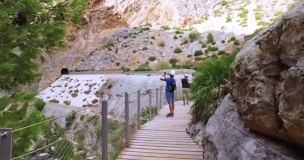 Malaga Espagne Vers Septembre 2016 Les Gens Qui Prennent Des — Video