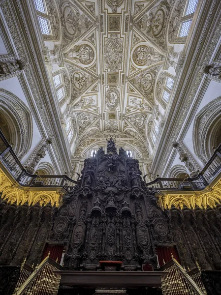 Cordoba Spain Circa December 2018 Altar Mosque Cathedral Cordoba — ストック写真