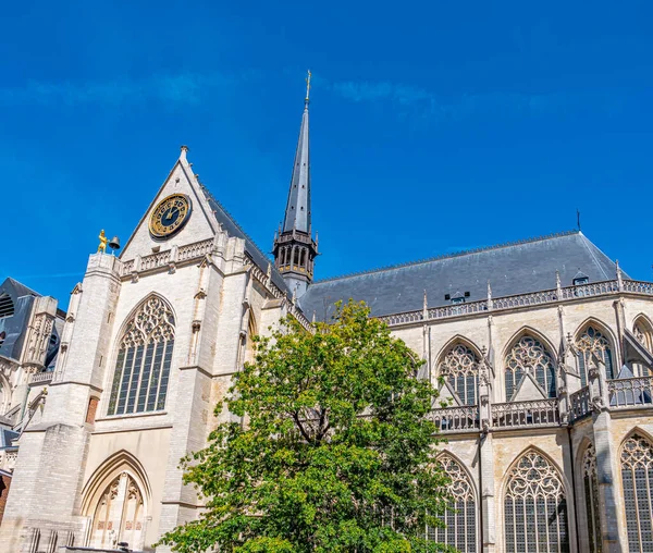 Detail Der Gotischen Kirche Peter Der Altstadt Von Leuven Belgien — Stockfoto