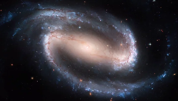 遥远的星系美国航天局提供的这一图像的要素 — 图库照片