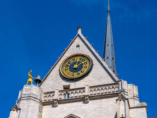Belçika Nın Leuven Kentindeki Gotik Bravantine Tarzı Aziz Peter Kilisesi — Stok fotoğraf