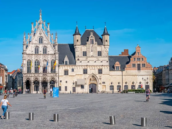 Belçika Nın Mechelen Şehrinde Güneşli Bir Günde — Stok fotoğraf