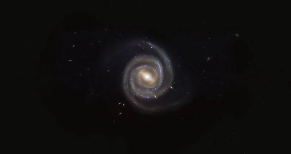 Galaxia Espiral Distante Elementos Esta Imagen Proporcionados Por Nasa —  Fotos de Stock