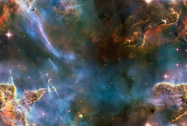 Nube Gas Interestelar Nebulosa Carina Elementos Esta Imagen Proporcionados Por —  Fotos de Stock