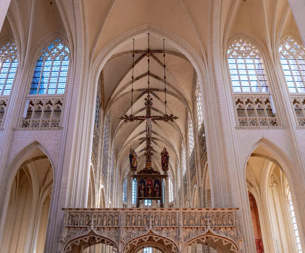 Lovaina Bélgica Alrededor Agosto 2020 Interior Iglesia San Pedro Estilo — Foto de Stock