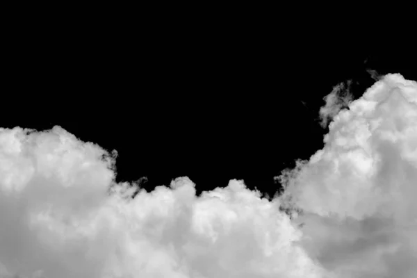 검은 배경 위에 구름 . 추상 드랙. — 스톡 사진