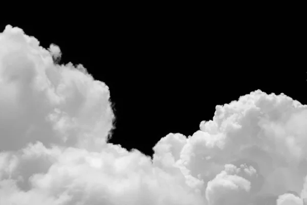 Wolken over zwarte achtergrond. Abstracte Drak. — Stockfoto