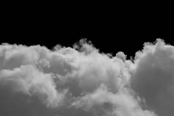 Nuvens sobre fundo preto .Abstrato drak . — Fotografia de Stock