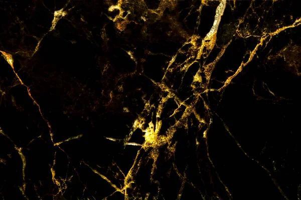 Zlatá mramorová přirozená textura pro tmavé pozadí, abstraktní marbl — Stock fotografie