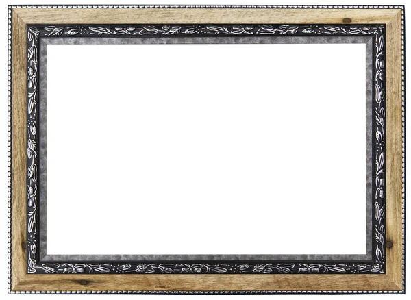 Picture frame or Portrait frame isolated on white background.Cli