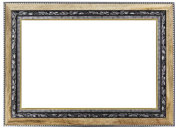 Moldura da imagem ou quadro do retrato isolado no fundo branco.Cli — Fotografia de Stock