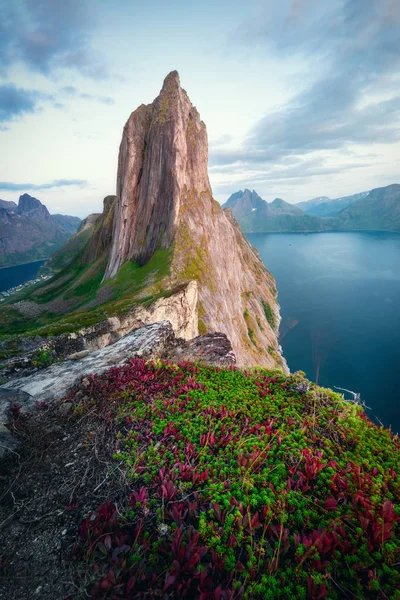 Segla Peak (Northern Norway) Stock Image