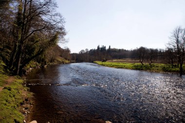 Doune Castle Scotland şirketinde River Teith