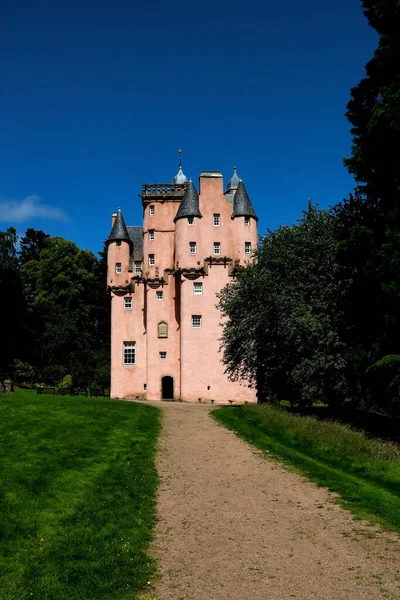 Blick Auf Schloss Crigievar Schottland Einem Strahlenden Sommertag — Stockfoto