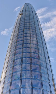 Londra, İngiltere - 19 Ekim 2018: Bir Blackfriars gökdelen Londra, Thames Nehri'nin güney yakasında. 