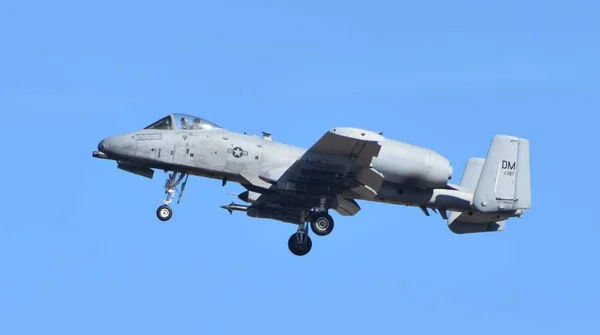 Tucson Arizona Eua Janeiro 2019 Avião Ataque Warthog Thunderbolt Força — Fotografia de Stock