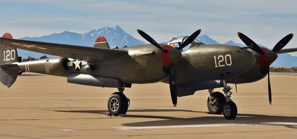 Tucson Eua Março 2018 Avião Caça Lightning Segunda Guerra Mundial — Fotografia de Stock