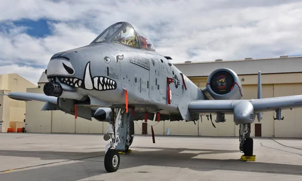 Tucson Eua Março 2019 Air Force Warthog Thunderbolt Estacionado Uma — Fotografia de Stock