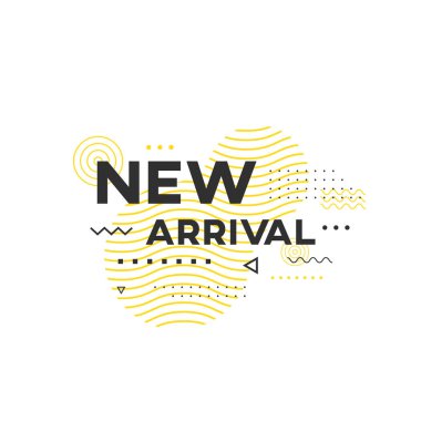 Yeni Gelen Geometrik Sancak. Moda mempis desen biçimi.