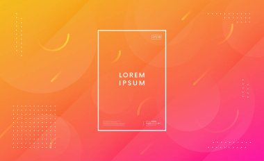 Moda geometrik arka plan. Şekillerle soyut gradyan arkaplanı.