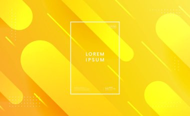 Minimum ışık vektör arkaplanı. Modern geometrik parlak arkaplan. Dinamik şekiller bileşimi.