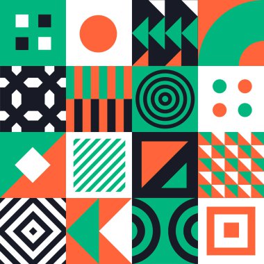 Geometrik asgari model. Soyut vektör geometrik arkaplan.