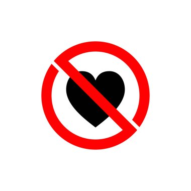 İzole edilmiş simge işaret vektör tasarımı gibi değil. Aşk sembolü yok.