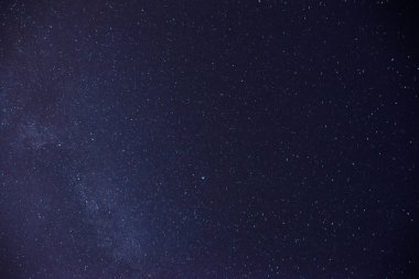 siyah gece gökyüzü çok büyük ayı ile yıldız