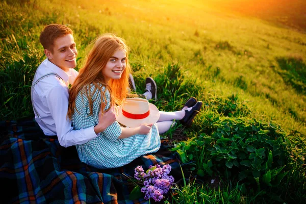 Shot Van Een Gelukkige Paar Genieten Samen Van Een Dag — Stockfoto