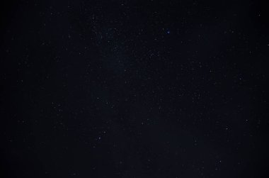 Güzel bir gece gökyüzü, Samanyolu ve ağaçlar