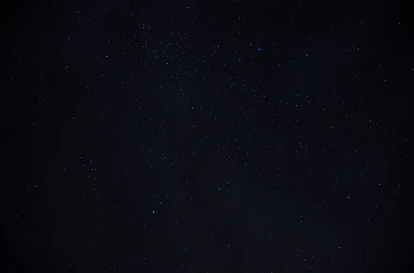Bel Cielo Notturno Lattea Gli Alberi — Foto Stock