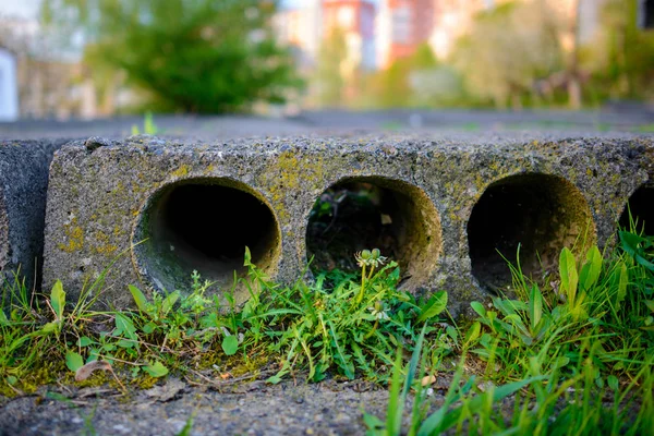 Előre Erősített Betonlemezek Egy Házépítő Műhelyben — Stock Fotó