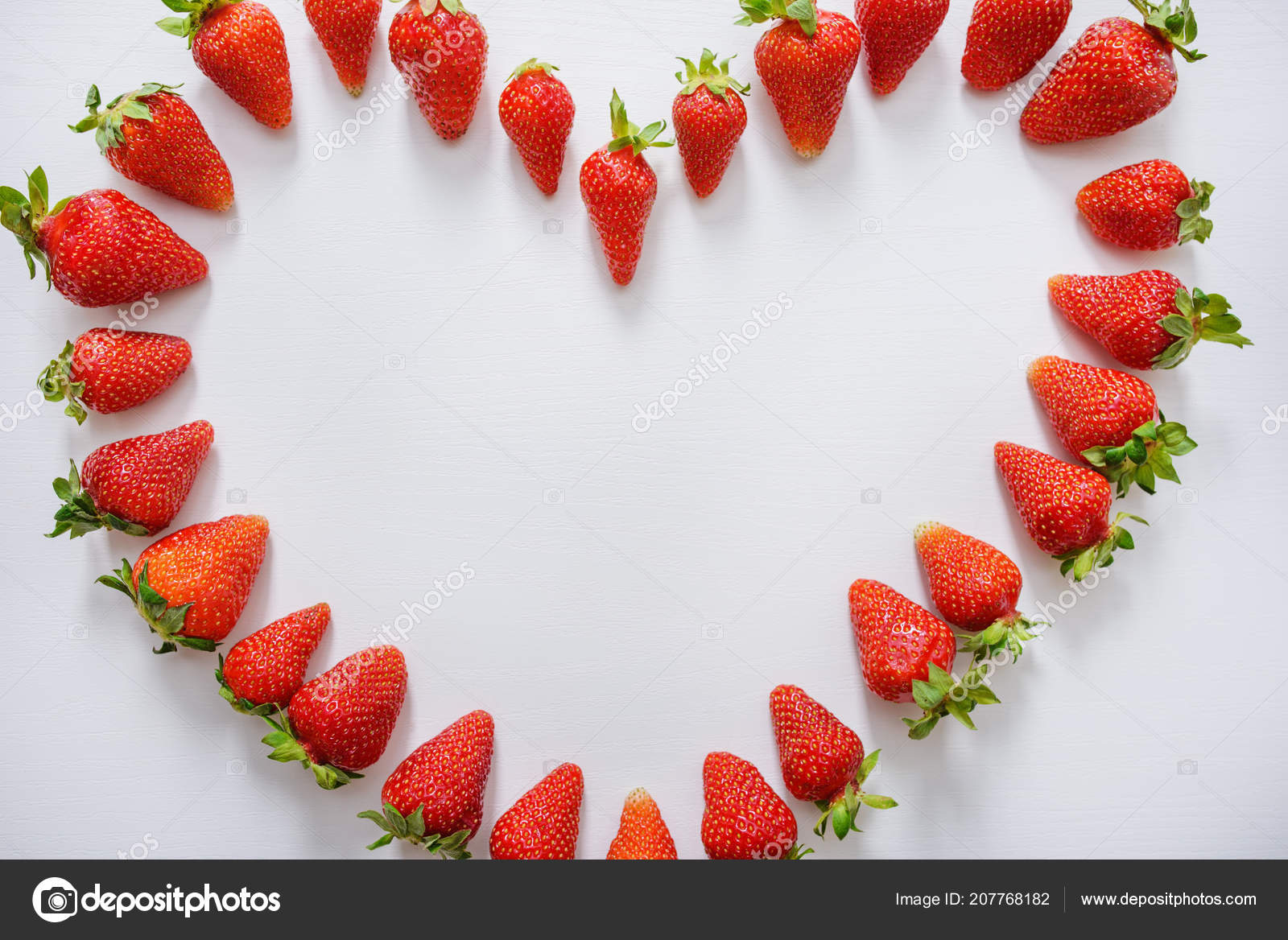 Heart Strawberry Strawberry Heart White Background Love Strawberries