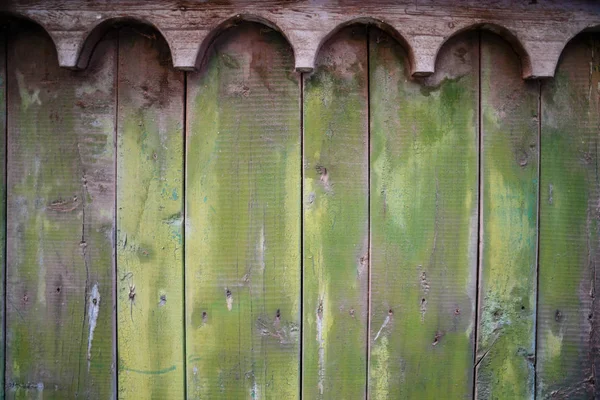 Green Wooden Old Plank Texture Background — Stock Photo, Image
