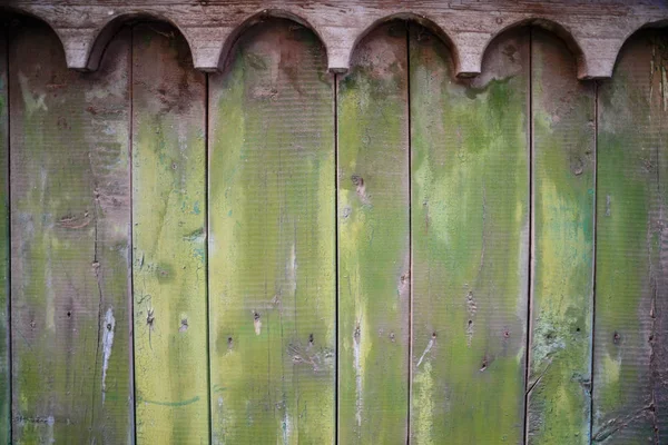 绿色木旧木板纹理作为背景 — 图库照片