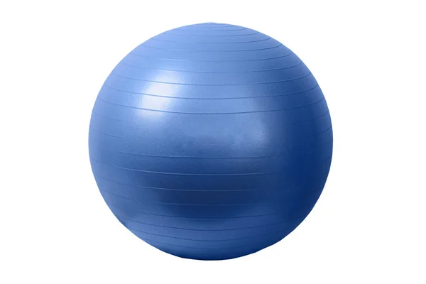 Beyaz Arka Plan Üzerinde Izole Bir Fitness Ball Yakın Çekim — Stok fotoğraf