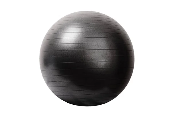 Beyaz Arka Plan Üzerinde Izole Bir Fitness Ball Yakın Çekim — Stok fotoğraf