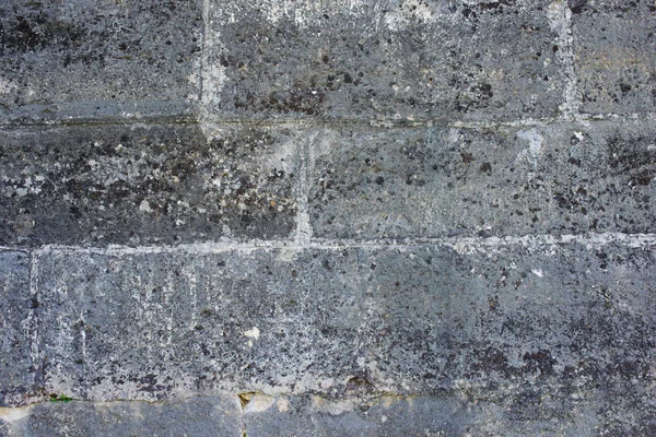 Stenen Muur Van Gray Met Oude Textuur — Stockfoto