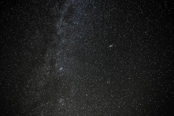 Bakgrund Stjärnklar Natthimmel Med Vintergatan — Stockfoto
