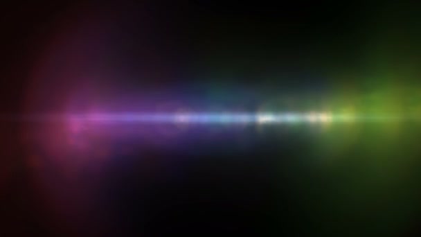 Flash φως - φακού φωτοβολίδα θάμπωμα του φόντου χρώμα αποτελέσματος. 4k βίντεο — Αρχείο Βίντεο
