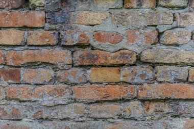 Tuğla taş sıva ve doku yaşlanma çimento ile