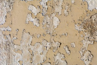 Kırık sarı doku duvar eski