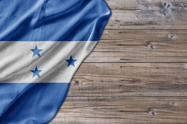 Деревянная Доска Стола Флагом Гондураса — стоковое фото