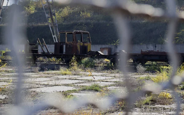 Cemetery of old equipment