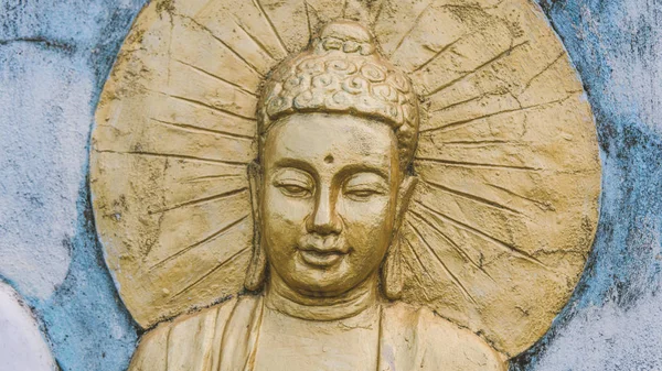 Estátua de Buda na Tailândia e Vietnã close-up . — Fotografia de Stock
