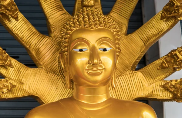 Estátua de Buda na Tailândia e Vietnã close-up . — Fotografia de Stock