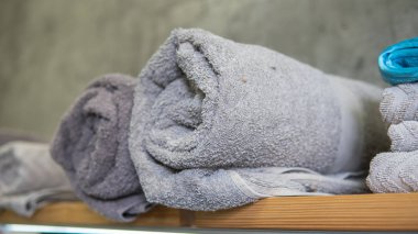  banyo havluları spa yakın çekim